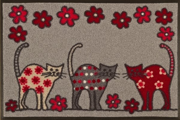 Fußmatte 'Katzenparade'